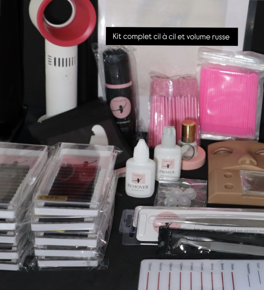 Kit Spécial cil à cil et volume russe